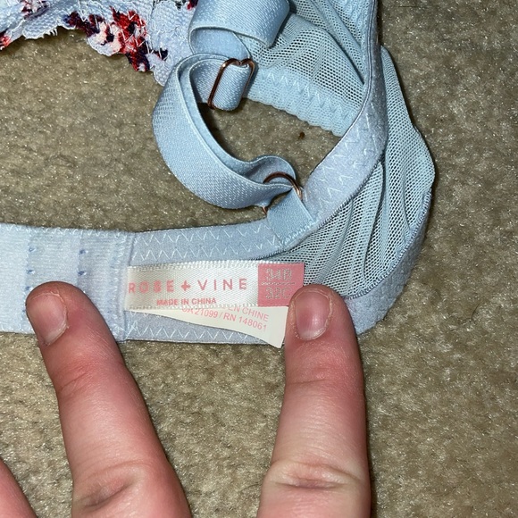 Blue Lingerie Bra - 34B - Picture 3 of 4